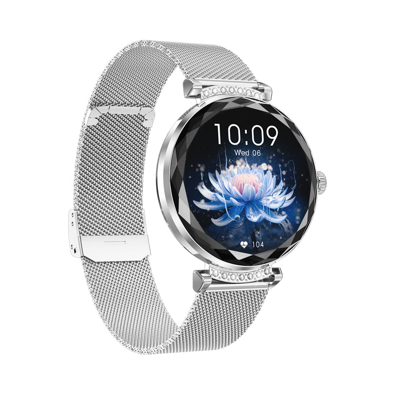 NX7 Pro Damen Smartwatch AMOLED Rund
