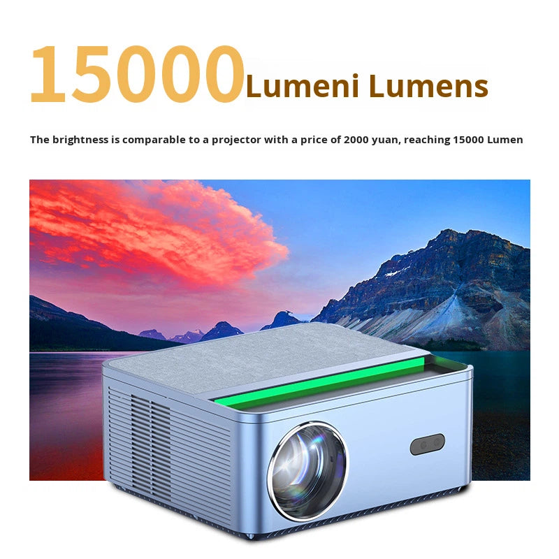 Portabler Full HD Heimkino Projektor – Android, WLAN, 400 ANSI Lumen, 1080P