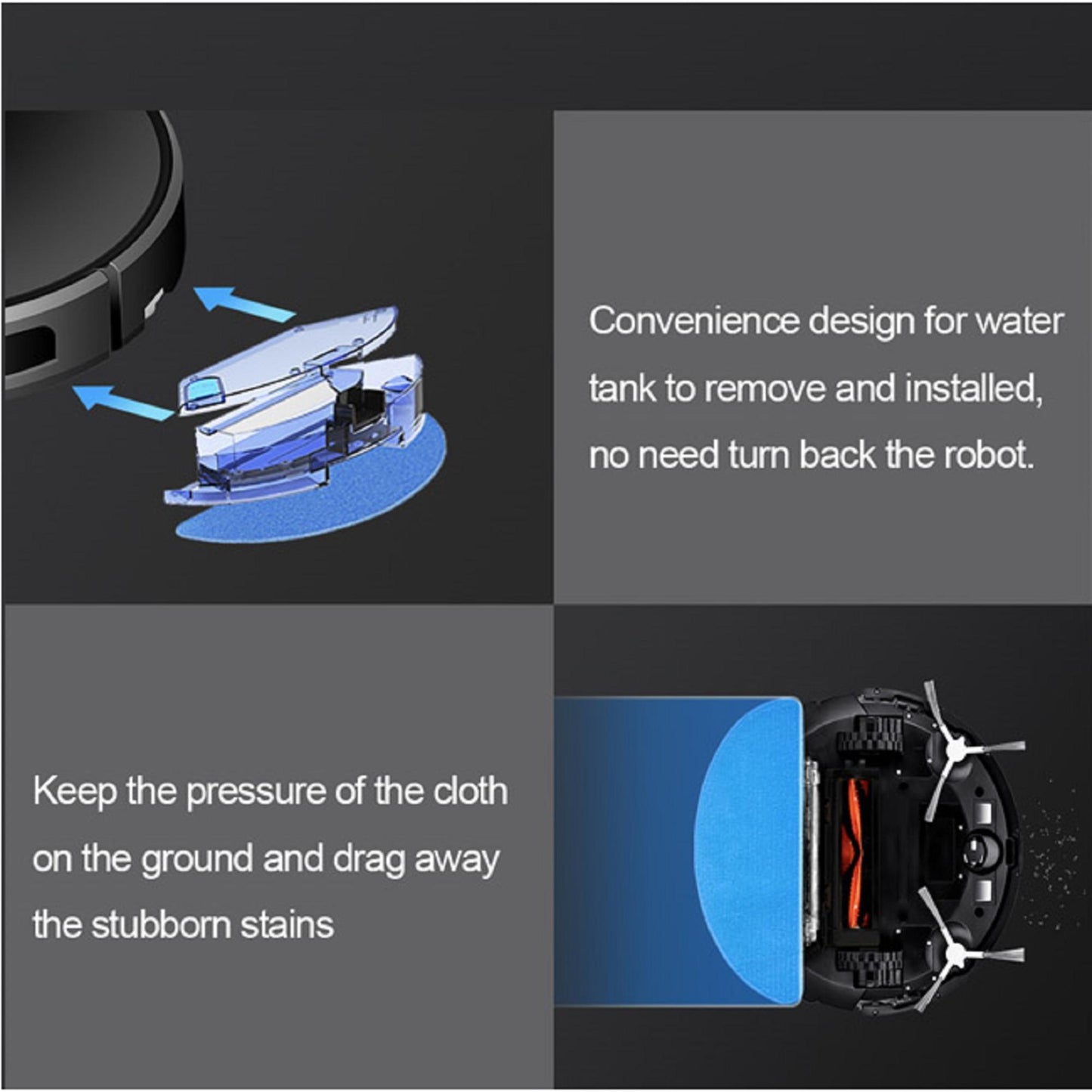 ABIR G20 Robotic vacuum for efficient dust and debris removal. | Blue Chilli Electronics. 