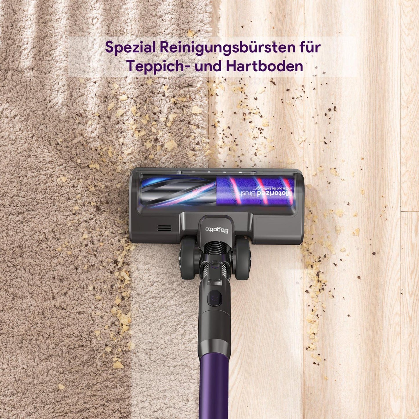 Bagotte BS900: Starker Akku-Staubsauger