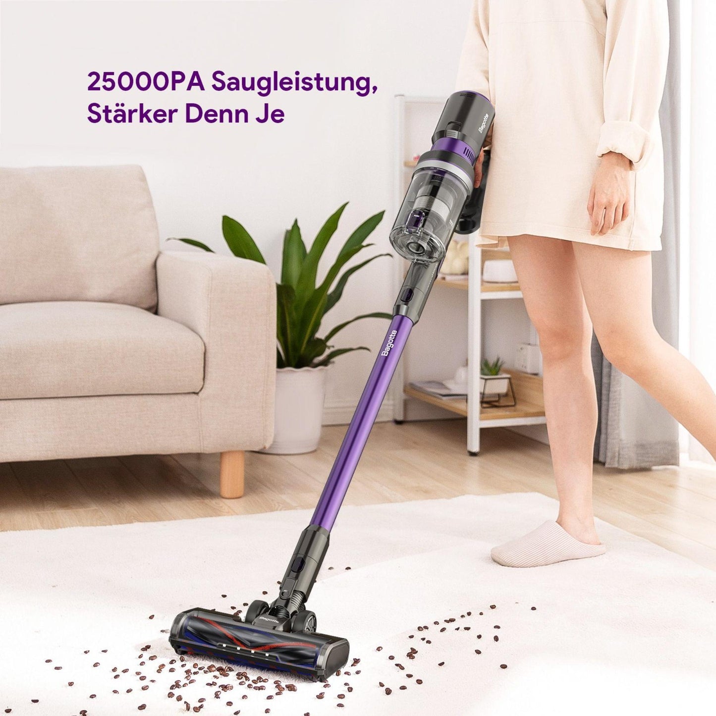 Bagotte BS900: Starker Akku-Staubsauger
