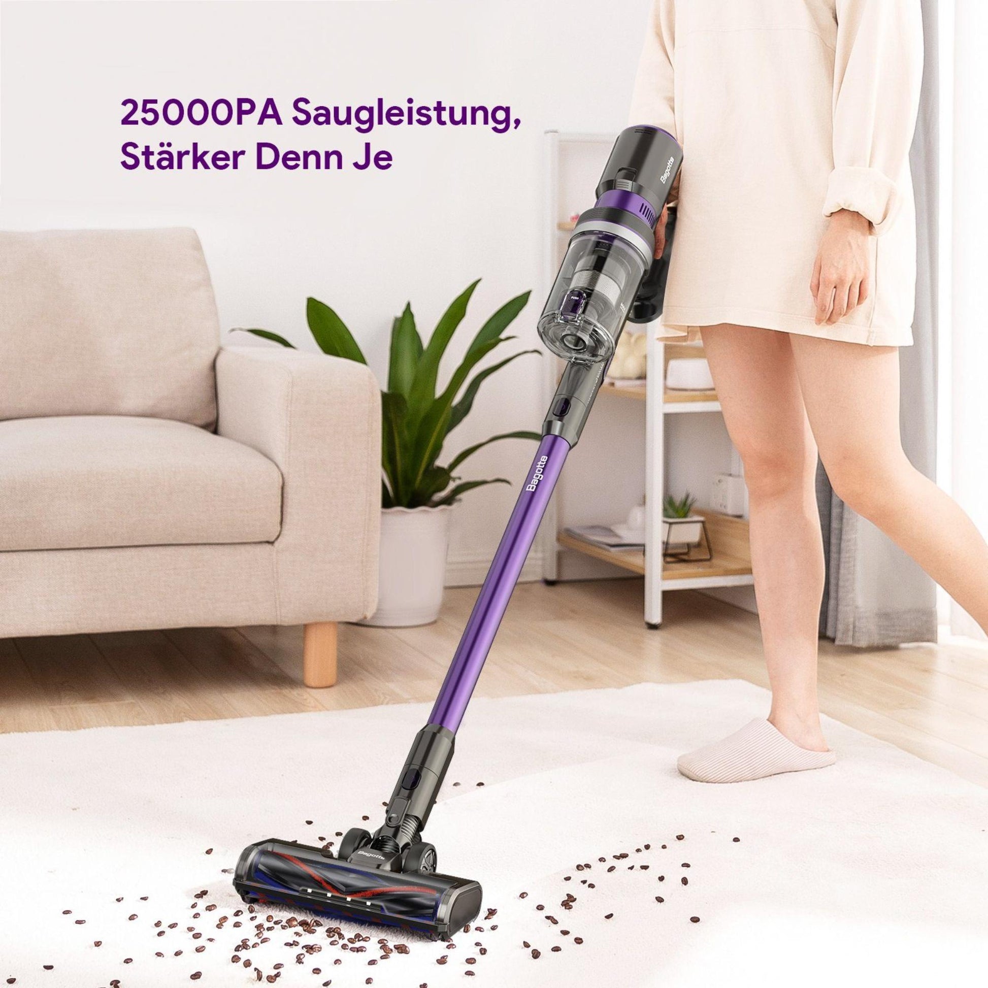 Bagotte BS900: Starker Akku-Staubsauger