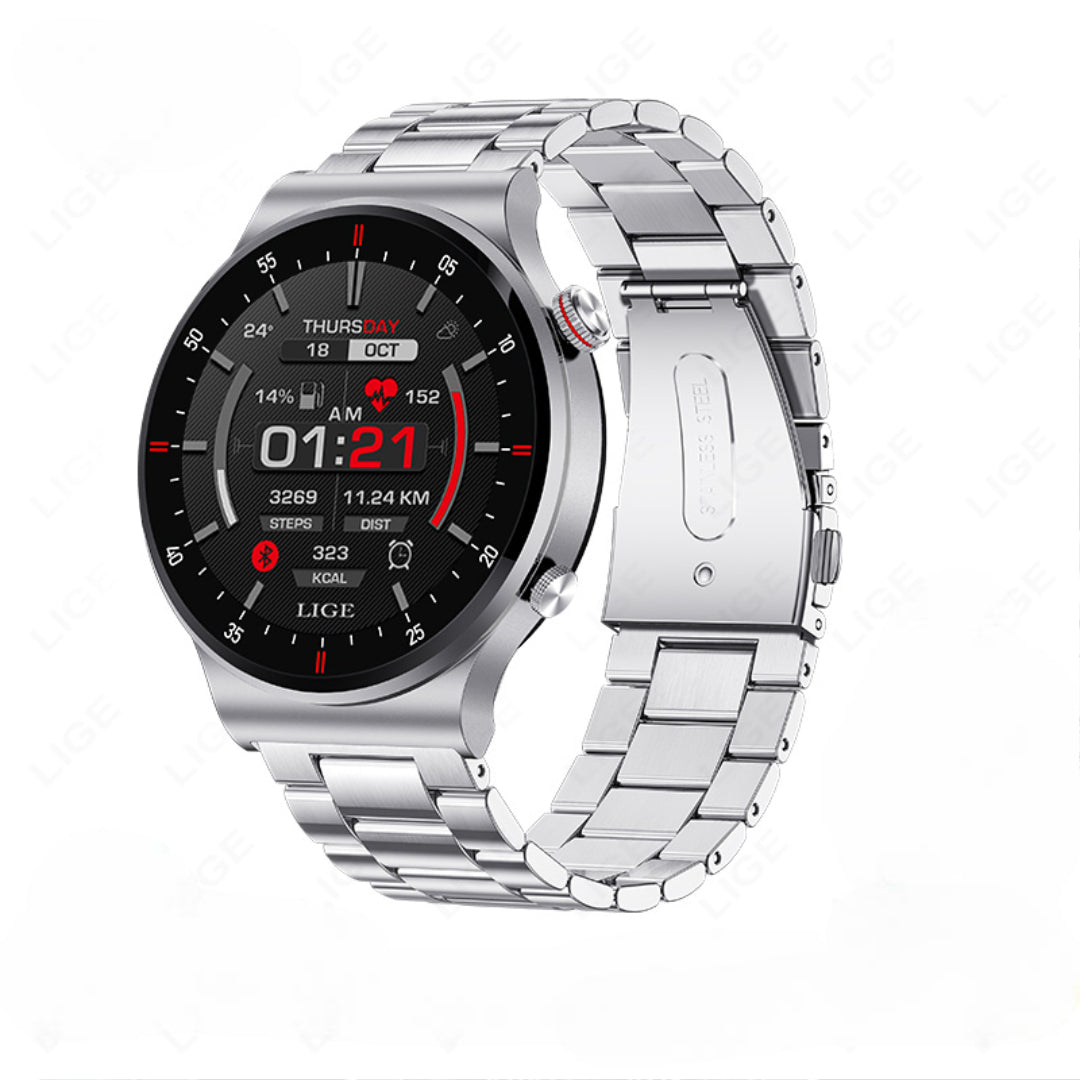 Smartwatch mit NFC-Zahlung, Bluetooth-Anruf, IP67-Wasserschutz, Herzfrequenz- & Schlaftracker – Unisex