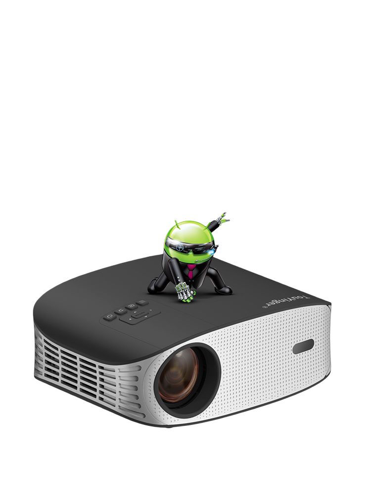 Projektor 1080P LCD 680 ANSI Lumen Auto-Fokus Android 9 Dolby Audio WLAN Bluetooth 5.1