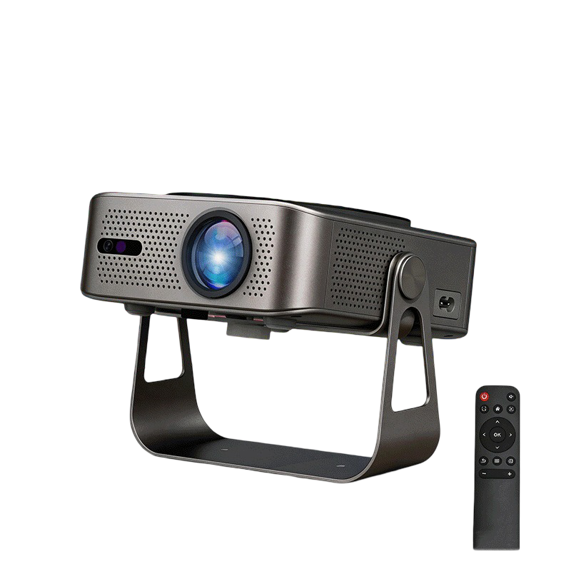 Native 1080P Beamer 360 ANSI Lumen – Tragbarer Heimkino Projektor mit WiFi & Android