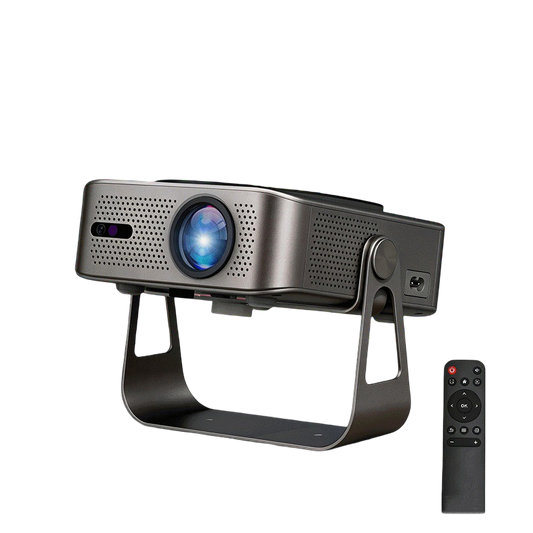 Native 1080P Beamer 360 ANSI Lumen – Tragbarer Heimkino Projektor mit WiFi & Android