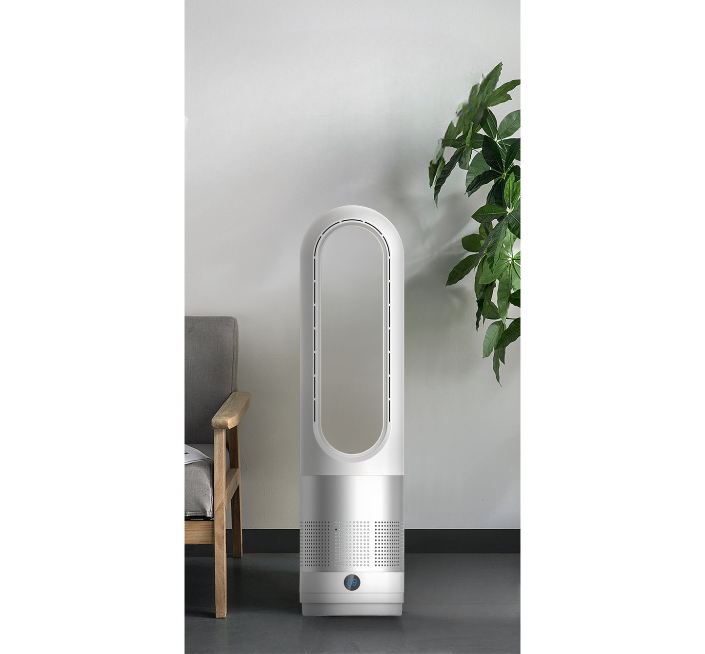 Faryuan UML-018 Portable Rotorless Tower Fan | 40W Motor 8000 rpm, HEPA, Remote Control with Timer 