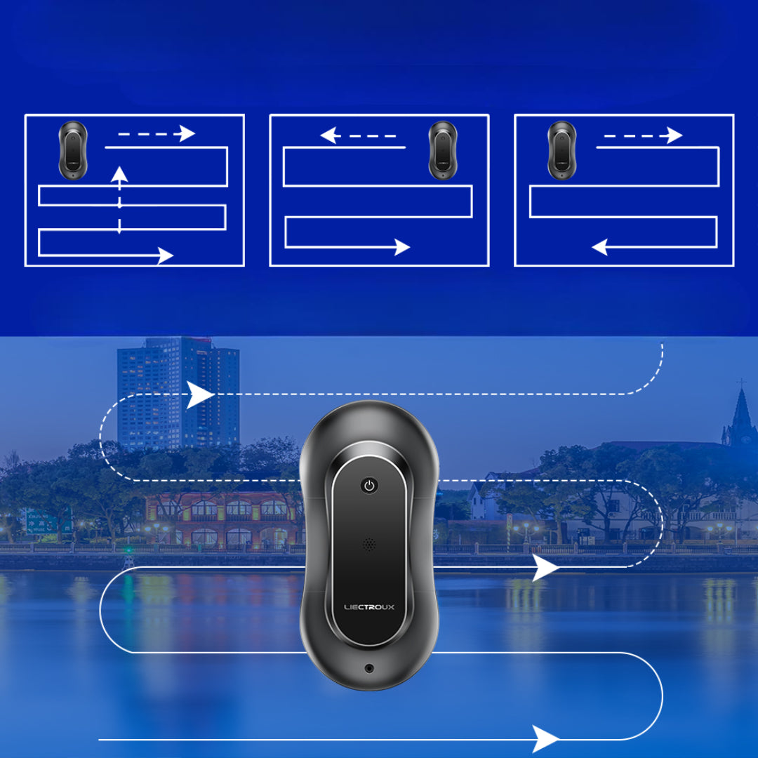 Fensterputzroboter mit App-Steuerung und Fernbedienung