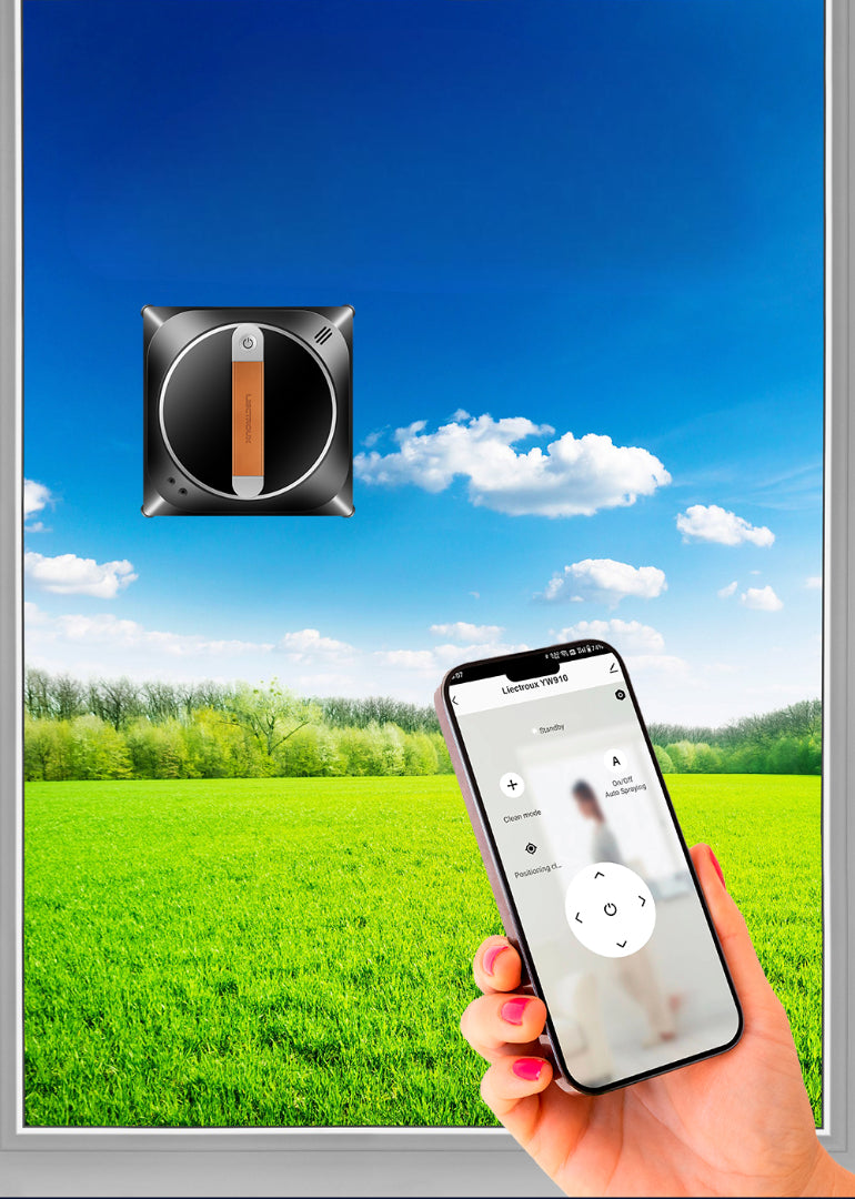 Fensterputzroboter Automatisch mit App-Steuerung und Wassertank