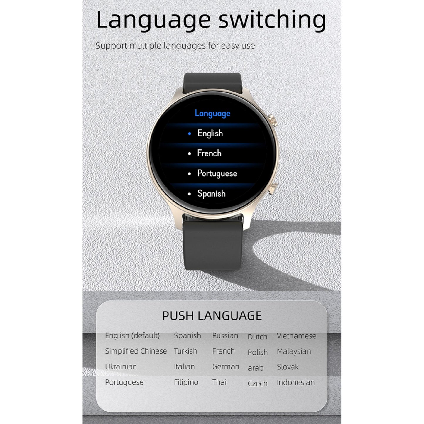Karen M DS30 Smartwatch: Zuverlässige Leistung mit einem 230mAh-Akku und bequemer magnetischer Aufladung. | Blue Chilli Electronics.