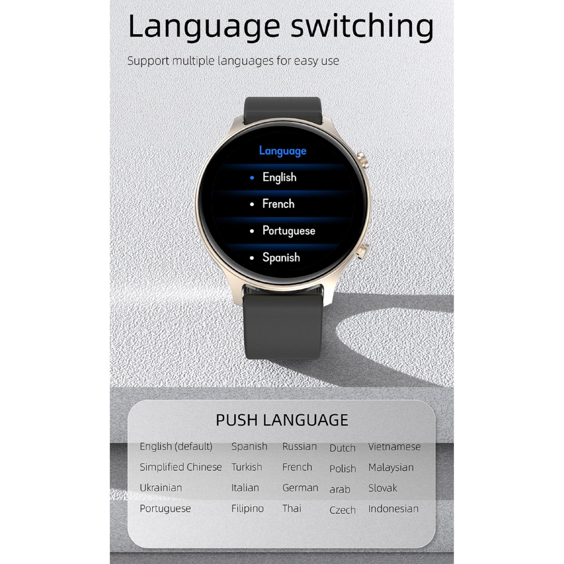 Karen M DS30 Smartwatch: Zuverlässige Leistung mit einem 230mAh-Akku und bequemer magnetischer Aufladung. | Blue Chilli Electronics.