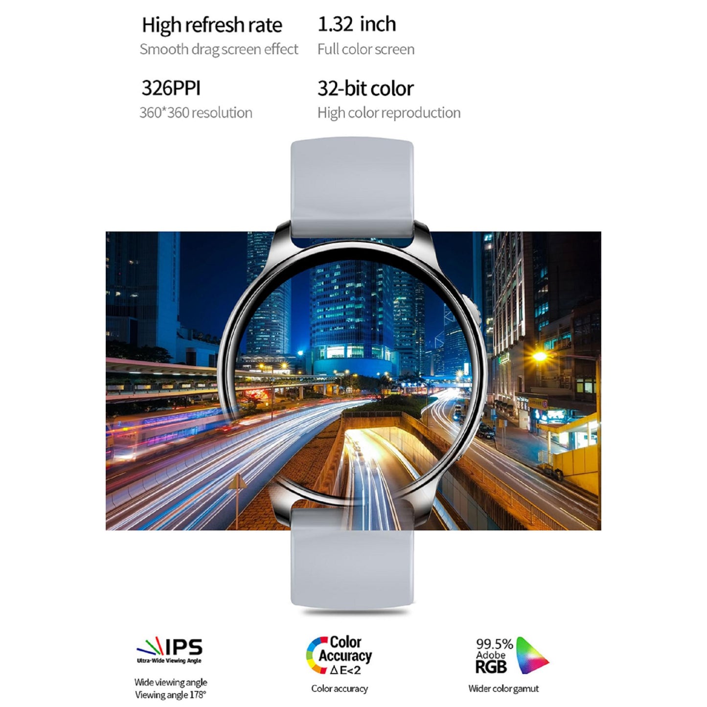 Karen M KM09 Smartwatch mit langanhaltender Leistung. | Blue Chilli Electronics.