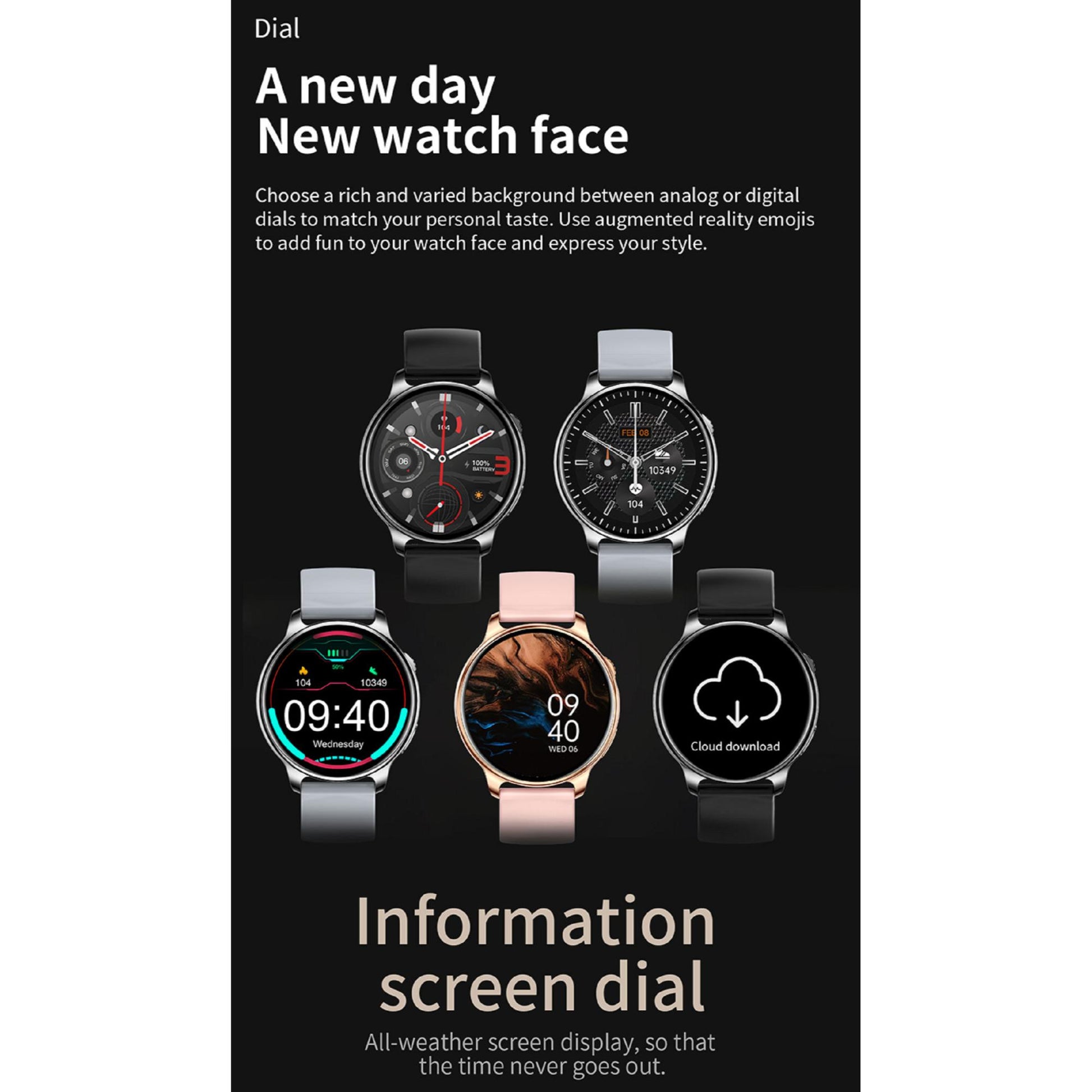 Karen M KM09 Smartwatch with Long-lasting performance. | Blue Chilli Electronics.