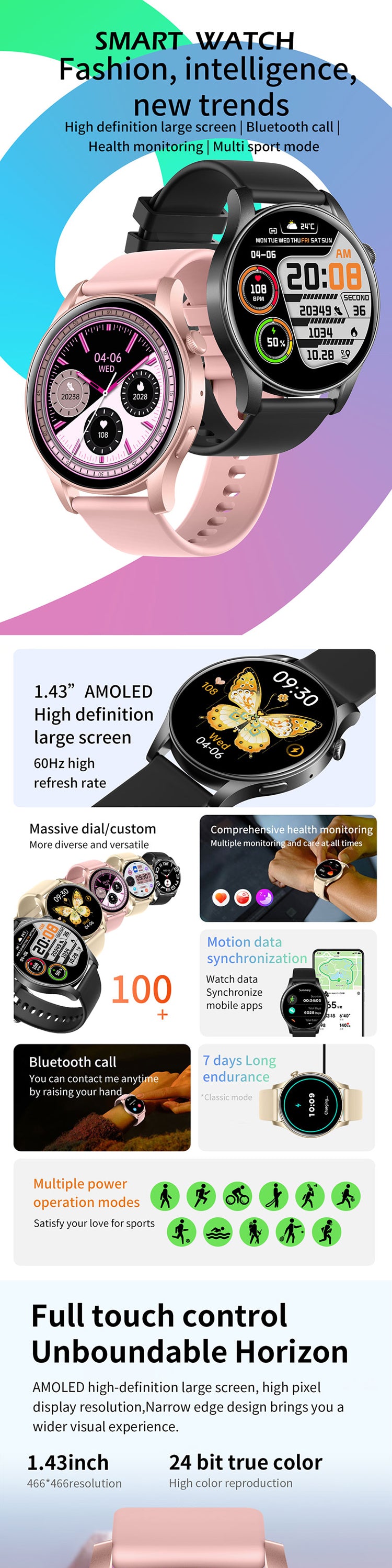 KM58 Smartwatch