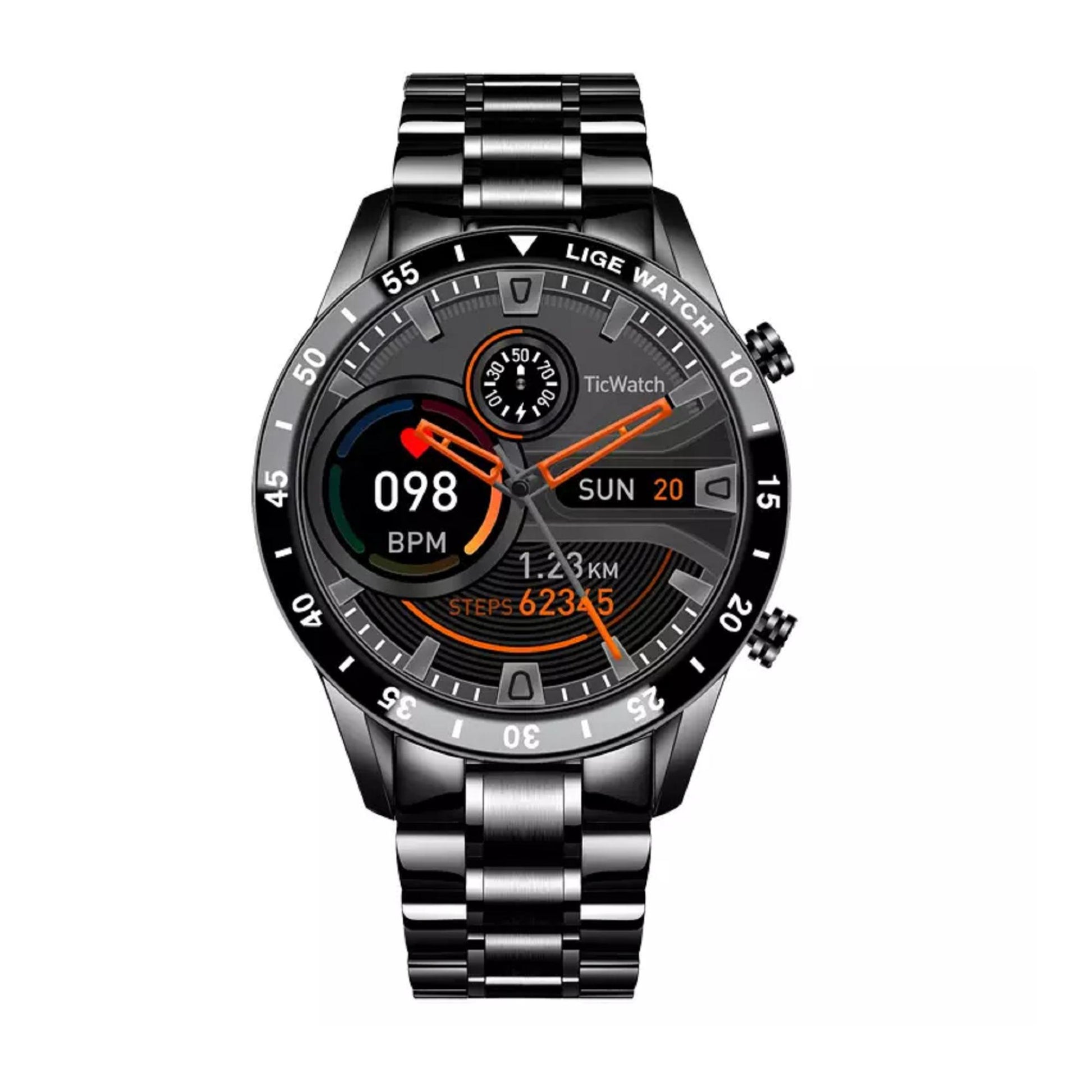 Lige BW0189 Smartwatch: Vivid visuals on the 1.3-inch HD IPS Screen.| Blue Chilli Electronics.