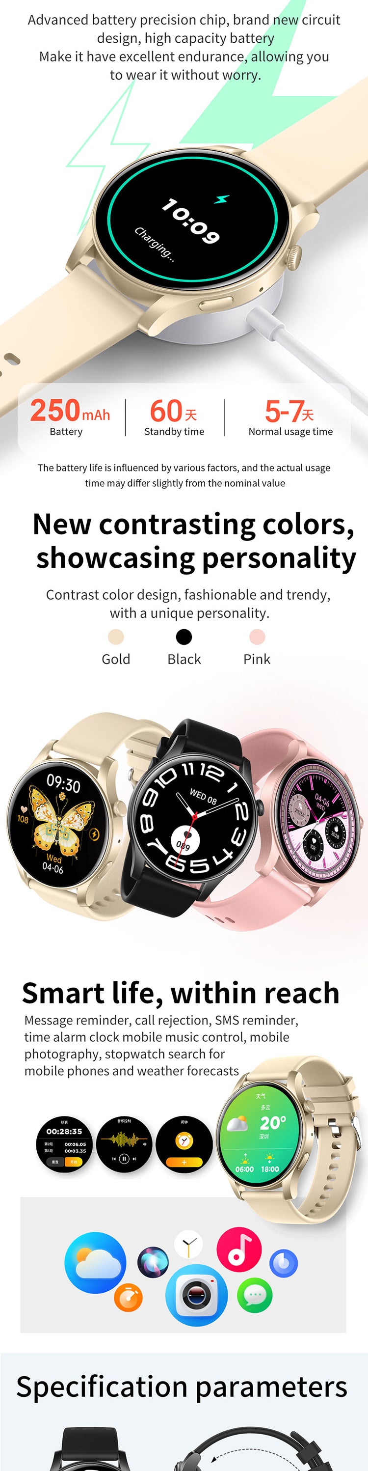KM58 Smartwatch