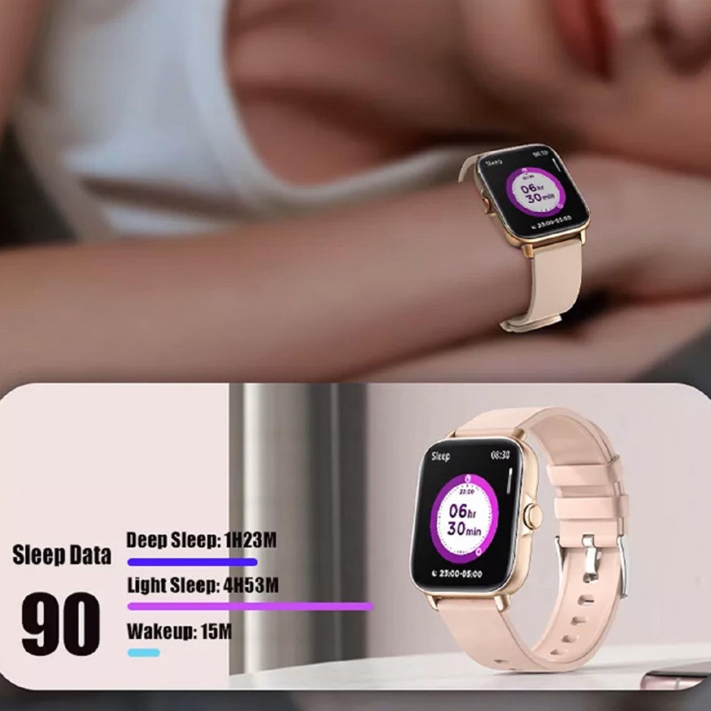 Karen M Y22 Smartwatch – 1,7" HD-Display, Bluetooth-Anruf, IP67