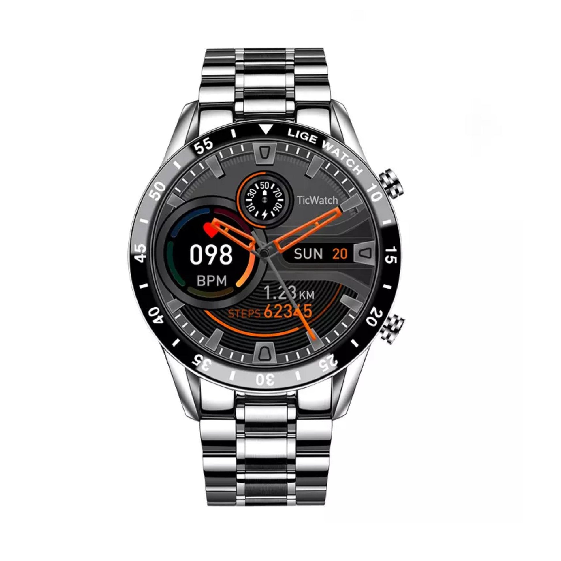 Lige BW0189 Smartwatch: Lebendige Visuals auf dem 1,3-Zoll-HD-IPS-Bildschirm. | Blue Chilli Electronics.