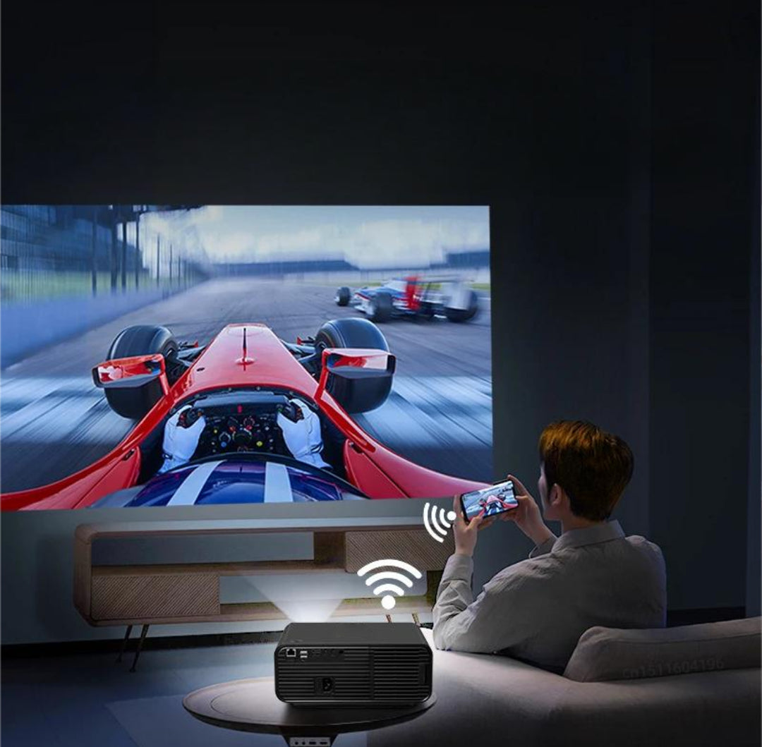 Full HD Projektor 1080P mit 24000 Lumen – Heimkino Beamer bis 300 Zoll