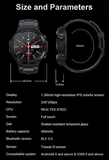 Robuste K22 Sports Smartwatch with multiple functions | Blue Chilli Electronics.