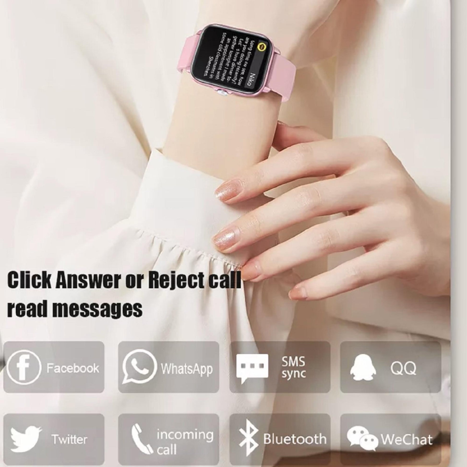 Bleiben Sie aktiv mit dem Sportmodus und überwachen Sie Ihre Gesundheit mit Sauerstoffüberwachung mit der Karen M Y22 Smartwatch. | Blue Chilli Electronics.