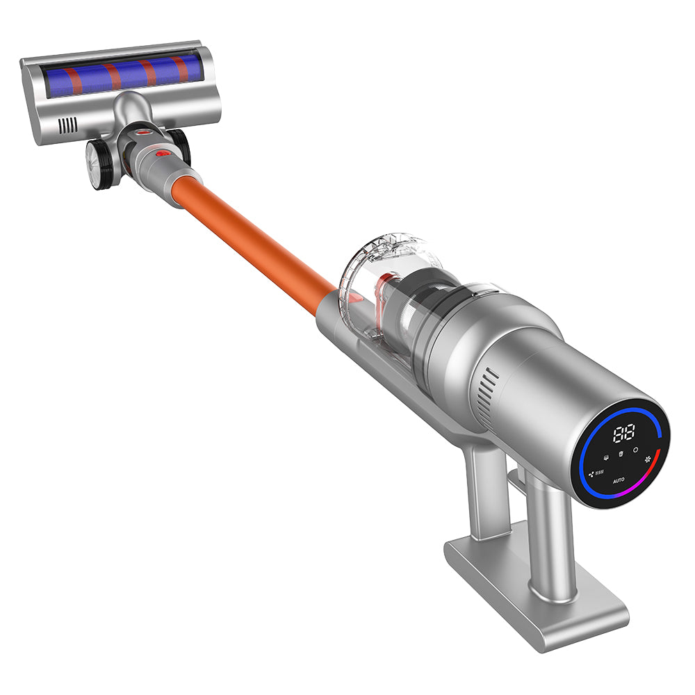 Kabelloser Staubsauger mit 27000 Pa Saugleistung und LED-Beleuchtung