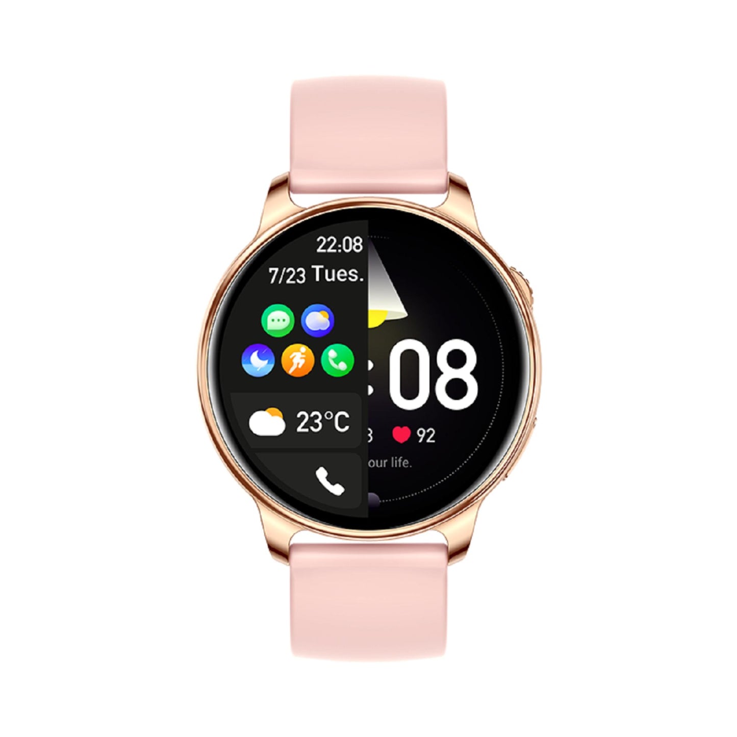 Karen M KM09 Smartwatch: Clear visuals on a 1.32-inch TFT HD Display. | Blue Chilli Electronics.