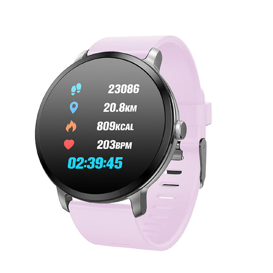 Unisex V11 Water-Resistant Smartwatch with sports mode (Pink)| Blue Chilli Electronics